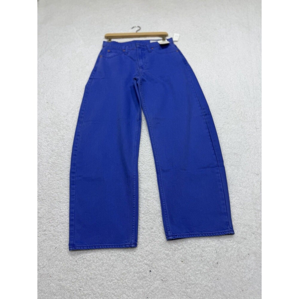 Gap Jeans Pants Admiral Blue High Rise Ultra Soft Horseshoe Preppy Boho Sz 6 NWT